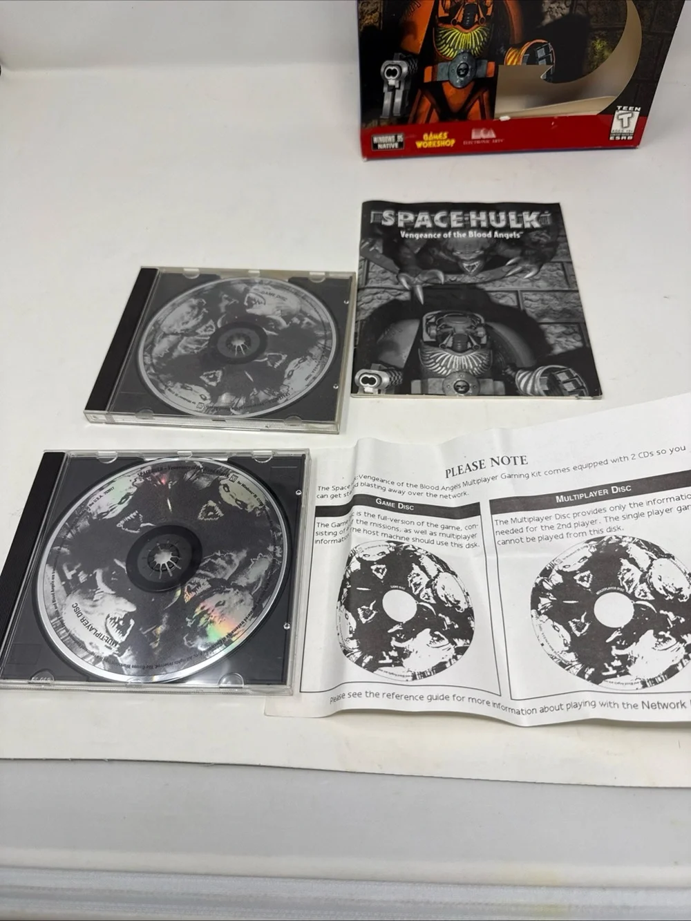 Space Hulk: Vengeance of the Blood Angels Multiplayer Gaming Kit - Rare Find